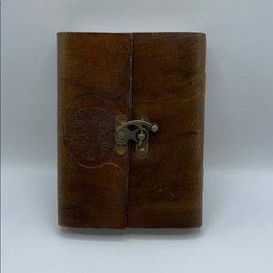Handmade leather journal